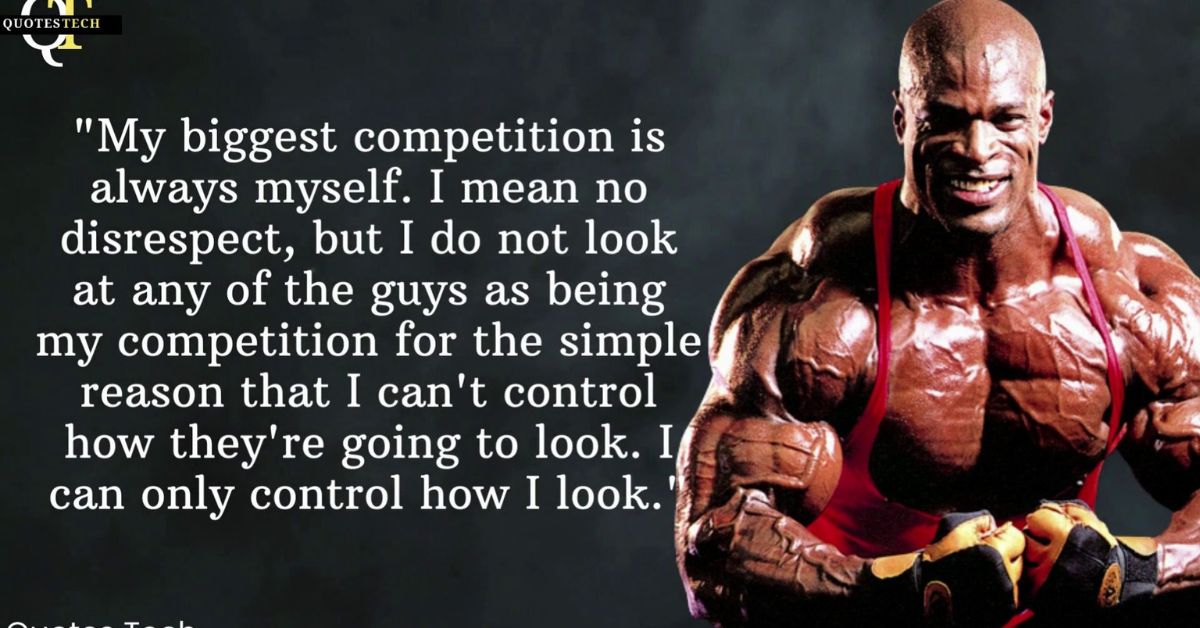 Ronnie Coleman Gym Quotes