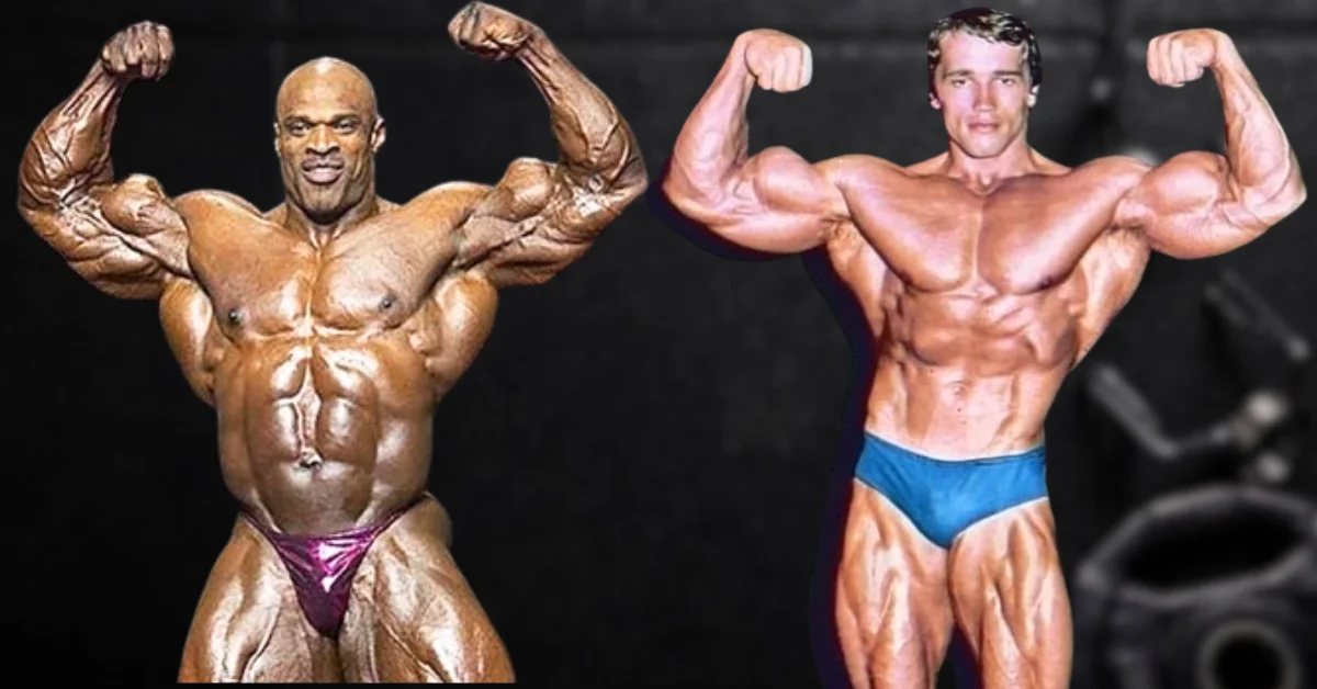 Ronnie Coleman and Arnold Schwarzenegger