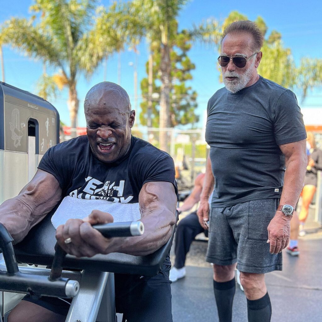 ronnie coleman and arnold schwarzenegger together
