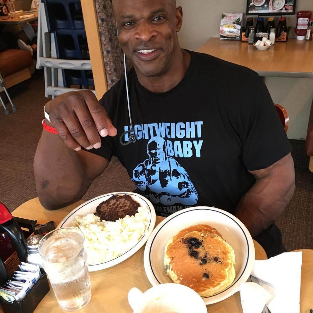 ronnie coleman daily calorie intake