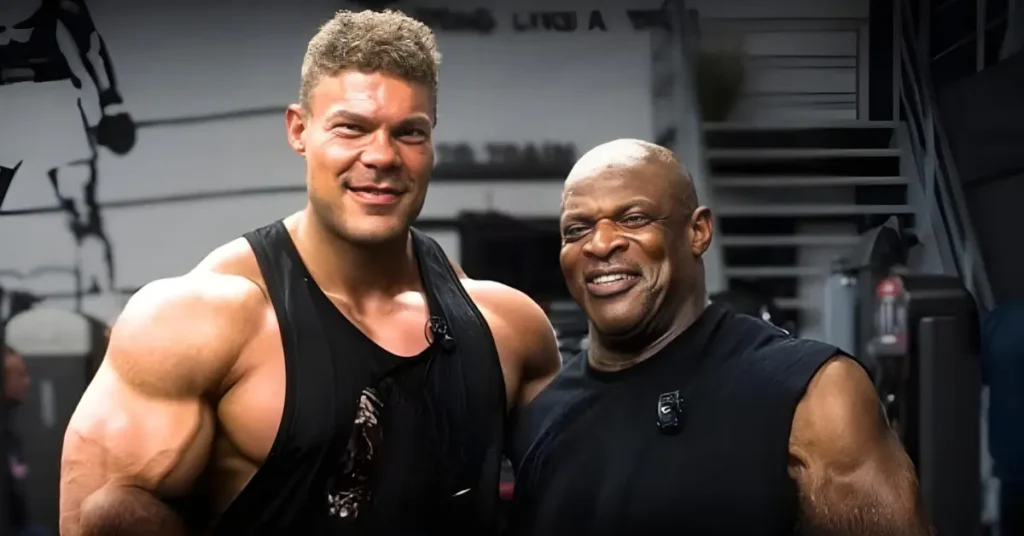 Ronnie Coleman Trains Chest and Triceps with Wesley Vissers